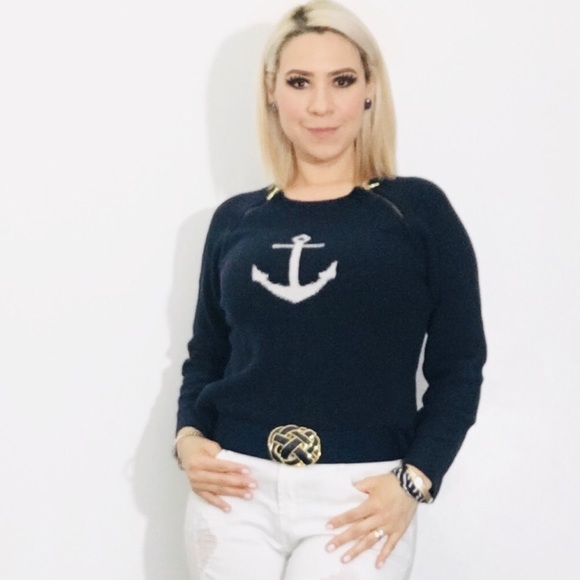 Nautica sweater size L anchor design - Picture 3 of 7